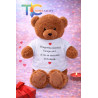 Ursuleț cu Mesaj de Iubire – Cadou Valentine’s Day
