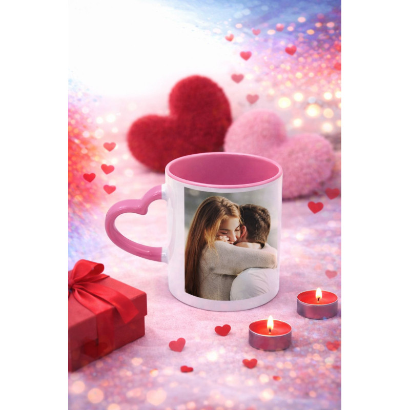 Cană Personalizată cu Fotografie Valentine’s Day – Cadou Unic pentru Cupluri