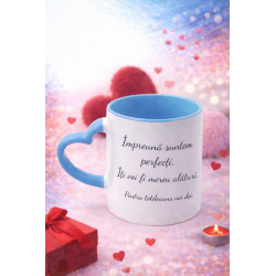 Colecție Căni Personalizate cu Text – Cadouri Romantice Valentine’s Day, Disponibile în Mai Multe Culori