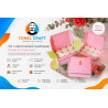 Set 6 Mini Lumânări Parfumate Petale de Primăvară – Ceară Naturală de Soia, Arome Diverse,