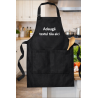 Șorț personalizat pentru bucătărie sau atelier personalizat cu text