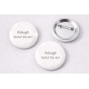 Insignă personalizată cu design propriu – 32 mm personalizat cu text